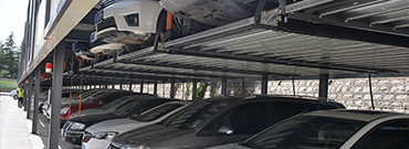 3rd 2-story puzzle parking system sliding Image