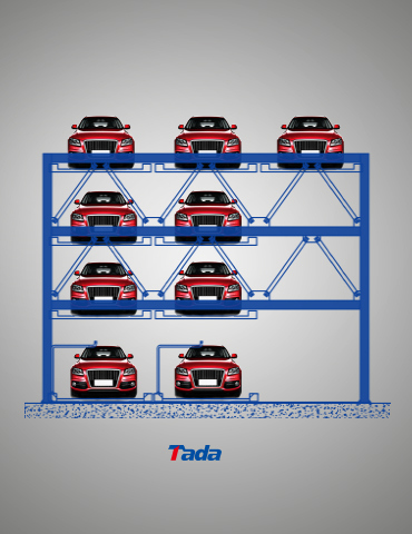 psh4 4-layers puzzle parking system