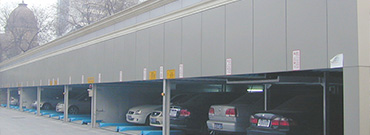 3-story pit puzzle parking system sliding Image