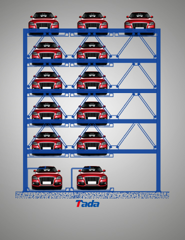 psh6 6-layers puzzle parking system