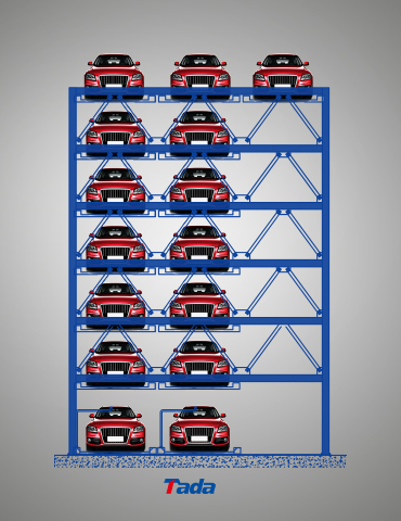 psh7 7-layers puzzle parking system