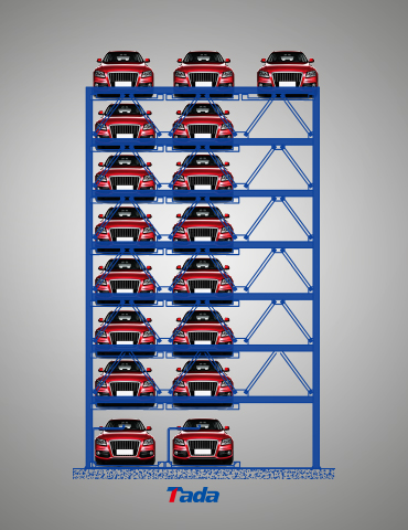 psh8 8-layers puzzle parking system