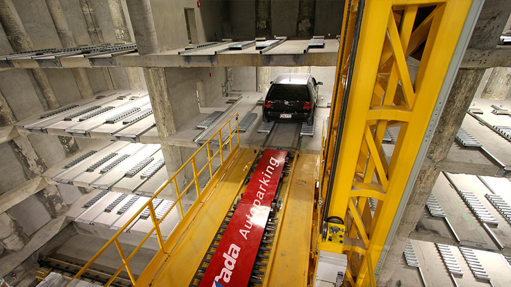 Robot and Automated Elevator Parking System Image